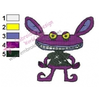 Ickis Real Monsters Embroidery Design 06